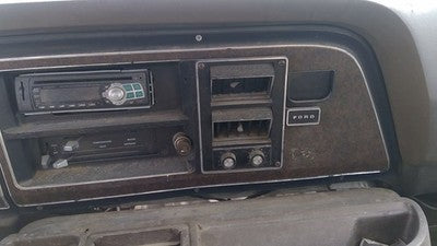 1979 Ford Van E250 Trim Bezel Around Radio Surround Dash Panel Oem