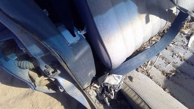 1991 Chevy Caprice Passenger Right Front Seat Belt Retractor Oem Shoulder Blue