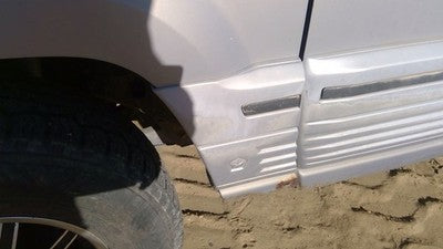 1994 Jeep Grand Cherokee Driver Left Moulding From Fender Oem Trim Strip Silver