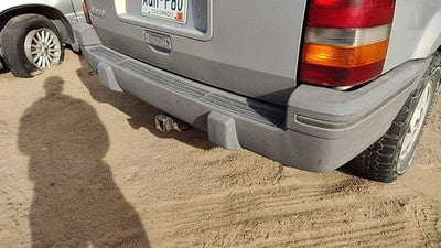 1993-1995 Jeep Grand Cherokee Rear Bumper Cover Assembly Oem Back 55032692