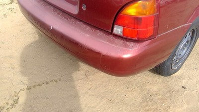 1996-1999 Saturn Sw2 Rear Bumper Cover Assembly Oem Back Red