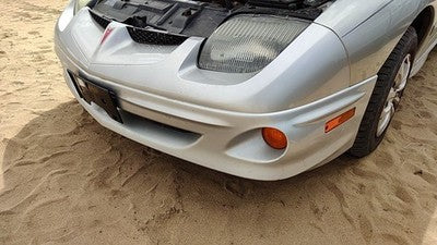 2000-2002 Pontiac Sunfire Front Bumper Cover Assembly Oem Silver 95U 12335339