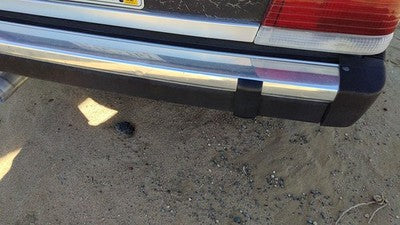 1984-1985 Ford Tempo Rear Bumper Assembly Aluminum With Brackets Oem Back