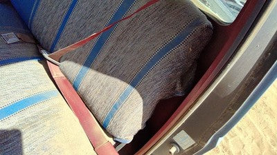 1983 Ford F150 Driver Left Front Seat Belt Retractor Oem Shoulder Red