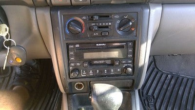 1998-2002 Subaru Forester Trim Bezel Around Radio Surround Dash Panel Oem Gray