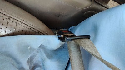 1993 Ford Explorer Driver Left Front Seat Belt Buckle Receiver Oem Tan