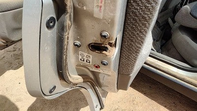 00-05 Saturn L100 Driver Left Rear Door Latch With Rods/Cables Oem Back 90584739