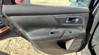 15 Nissan Altima Driver Left Rear Inside Door Trim Panel Only Back Charcoal G