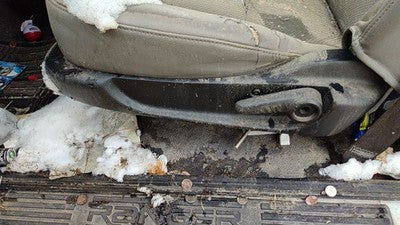 2010 Ford Ranger Driver Left Side Seat Trim Panel Oem Gray