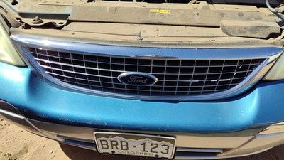 2001-2003 Ford Windstar Front Grille Oem Chrome 1F2z8200aa