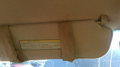 1995 Chevy Astro Driver Left Sun Visor Oem Tan