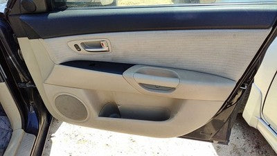 07-09 3 Passenger Right Front Inside Door Trim Panel With Switches Beige Br7