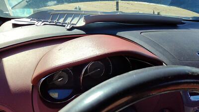 2008 New Style Malibu Top Hood Above Speedometer Cluster Oem Dash Red