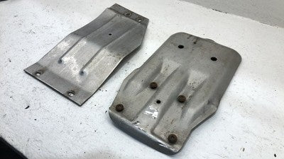 88 Gmc Sierra 2500 Transfer Case Engine Skid Plate Shield Aluminum Tcase 4X4