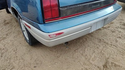 1989-1991 Olds Cutlass Calais Rear Bumper Cover Assembly Oem Back Blue 22548579