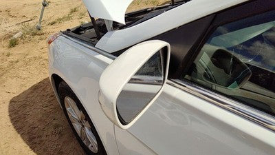 11-15 Sonata Driver Left Side Mirror Door Mounted Shimmering White Mica Wj