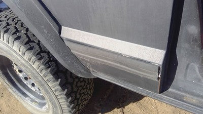 1985 Jeep Cherokee Passenger Right Rear Moulding On Quarter Panel Oem Gray