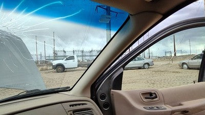 2000 Ford Windstar Passenger Right A Pillar Trim Windshield Post Panel OEM Tan