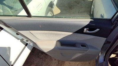 06-07 Hyundai Sonata Driver Left Rear Door Trim Panel With Switches Back Fz Gray