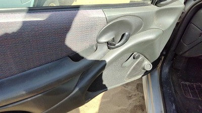 00-02 Sunfire Driver Left Inside Door Trim Panel 2 Door Coupe Graphite 12G