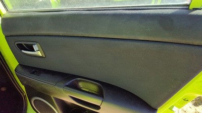 04-06 Mazda 3 Passenger Right Rear Inside Door Trim Panel Only Oem Back Black