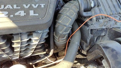 2014 Dodge Avenger Air Intake Tube Pipe Elbow Rubber Oem Hose 2.4L