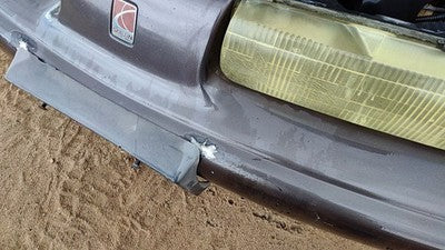 1996-1999 Saturn Sl2 Front Bumper Cover Assembly Oem Gray 21110424