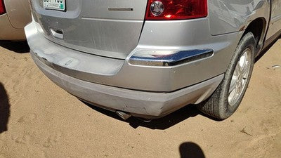 2004-2008 Chrysler Pacifica Rear Bumper Cover Assembly Oem Back Silver Ps2