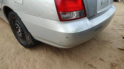 2001-2003 Hyundai Elantra Rear Bumper Cover Assembly Oem Back Silver 866102D000