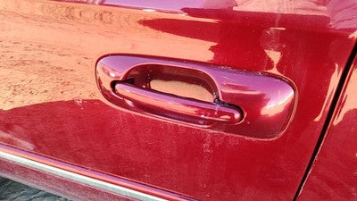 01-07 & Country Passenger Right Rear Outside Door Handle Back Inferno Red Prh