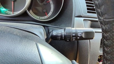 2007-2009 Mazda 3 Windshield Wiper Control Switch Column Lever Assembly Oem