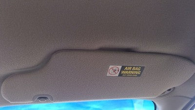 1998 Mercury Sable Passenger Right Sun Visor Oem Gray N2
