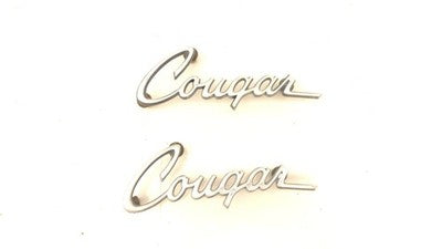 1970 Mercury Cougar Left And Right Badge Oem Quarter Emblem Cougar