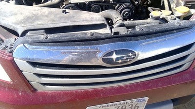 2010-2012 Legacy Outback Front Grille Oem Chrome Station Wagon With Emblem