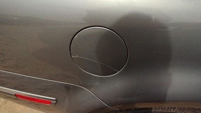 2001-2005 Vw Passat Fuel Tank Door With Hinge Gas Lid Oem Filler Silver