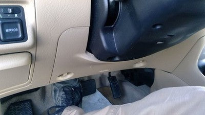 2001-2005 Honda Civic Lower Dash Under Column Knee Bolster Trim Panel Oem Tan