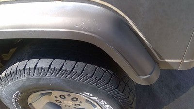 1989 Jeep Wrangler Yj Driver Left Rear Wheel Flare Fender Moulding Brown Oem