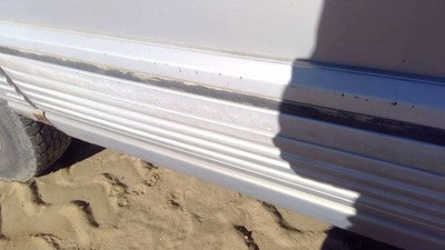 1994 Jeep Grand Cherokee Driver Left Front Moulding From Door Trim Strip Silver