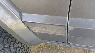 1985 Jeep Cherokee Driver Left Moulding From Fender Oem Trim Strip Gray