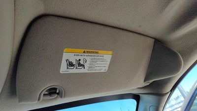 2004-2006 Chrysler Town & Country Passenger Right Sun Visor Oem Gray D5
