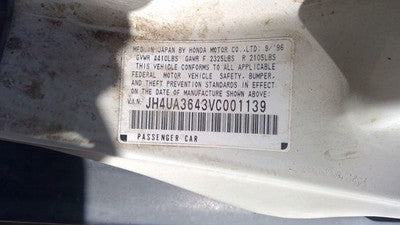 1997 Acura Tl Complete Wiring Harness Behind Dash Oem 3.2L