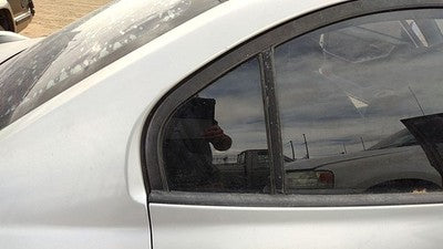 01-06 Elantra Passenger Right Rear Vent Window Back Door Glass With Frame