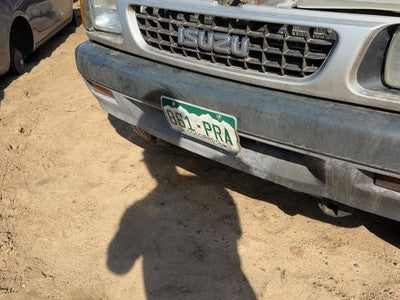 1988-1992 Isuzu Pup Front Bumper With Brackets Assembly Oem Silver 8971283780