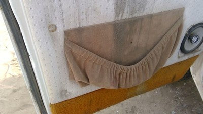 1979 Ford Van E250 Driver Left Front Inside Door Trim Panel Only Oem Brown
