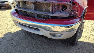 1999-2004 Ford F150 Front Bumper Assembly With Brackets Oem 4X4 Red Chrome