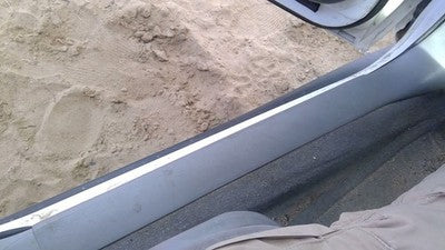 1998 Ford Taurus Driver Left Lower Kick Trim Panel Oem Gray