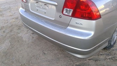 2004 2005 Honda Civic Rear Bumper Cover Assembly Oem Back Silver