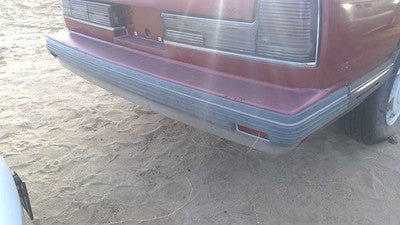 1990-1991 Olds Eighty Eight Rear Bumper Cover Assembly Oem Back Red 25556243