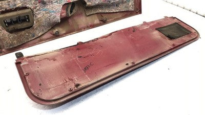 1989 Ford F150 Driver Left Front Door Trim Panel Red Oem