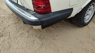 1979-1985 Mercedes 300Td Rear Bumper Cover Assembly Oem Back White 1238805271